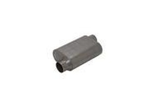 SUPER 40 SERIES MUFFLER 3.50IN IN (O) / OUT (O): EA 16 GAUGE 409S STAINLESS STEEL