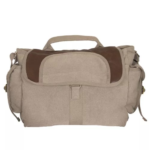 Retro Bavarian Alps Messenger Bag - Khaki