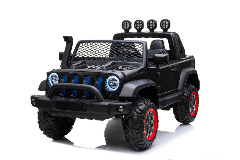 24V Freddo Toys Jeep with Top Lights 2 Seater Ride on