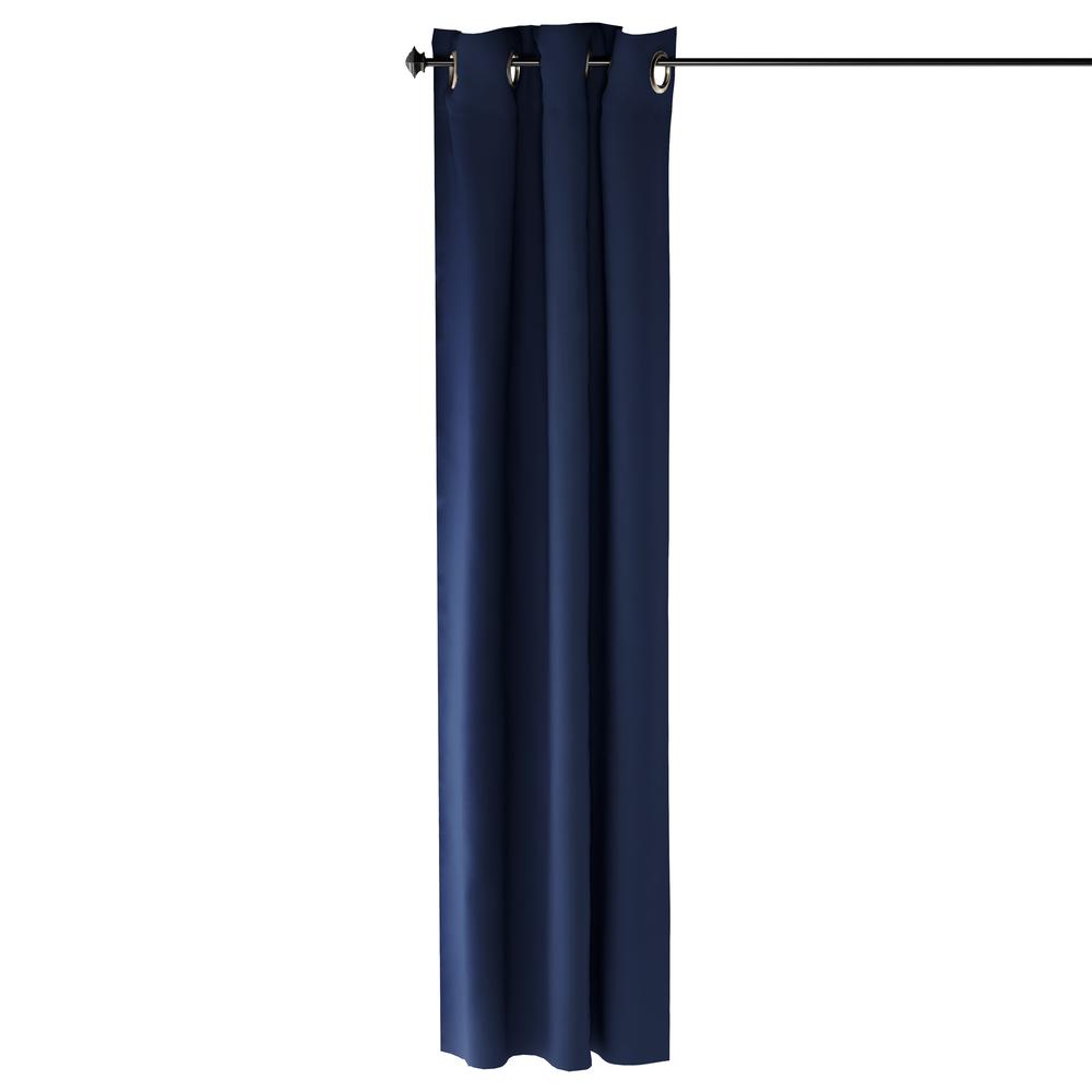 Furinno Collins Blackout Curtain 42x84 in. 1 Panel, Dark Blue