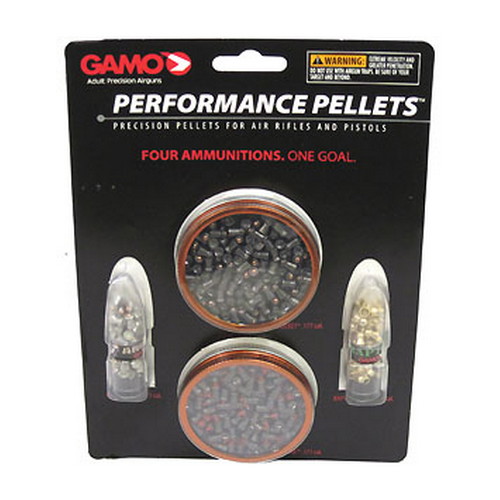 Gamo .177cal Assorted Performance Pellets Combo Pack (400 Count)