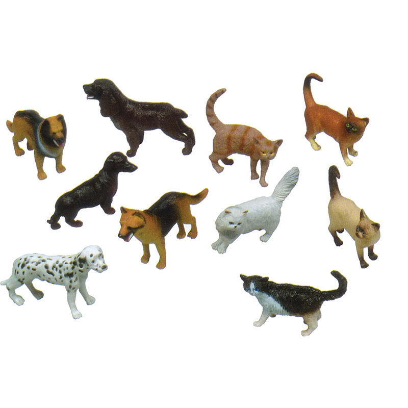 Pets Animal Playset, Set of 10