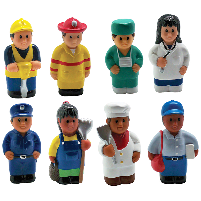 Multicultural Community Helper Fig, Set Of 8