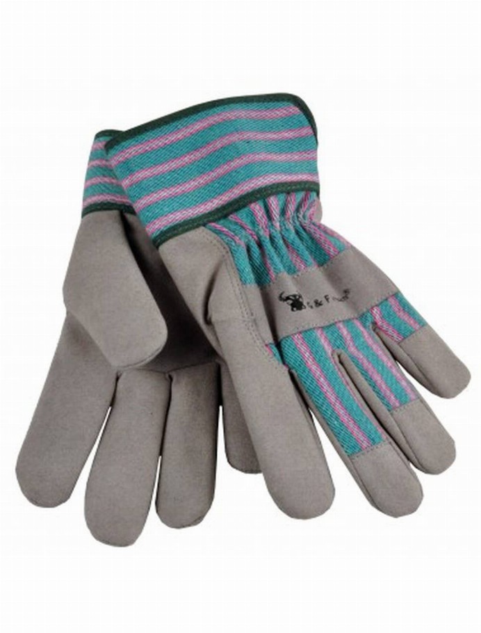 Synthetic Leather Kids Garden Gloves