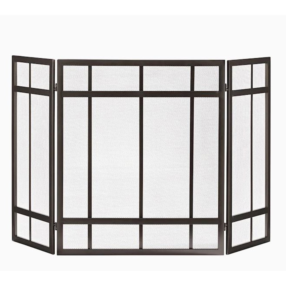 Pleasant Hearth Mission Style Fireplace Screen - FA017SB