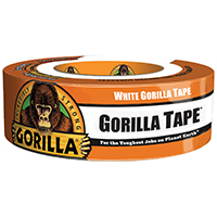 Gorilla Tape - 30 yd Length x 1.88" Width - 1 Each - White