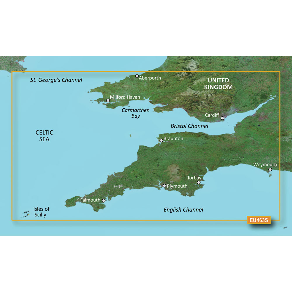 Garmin BlueChart g3 Vision HD - VEU463S - Bristol Channel & England SW - microSD/SD