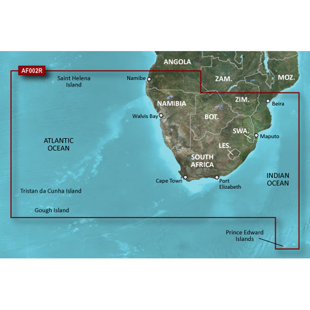 Garmin BlueChart g2 HD - HXAF002R - South Africa - microSD/SD