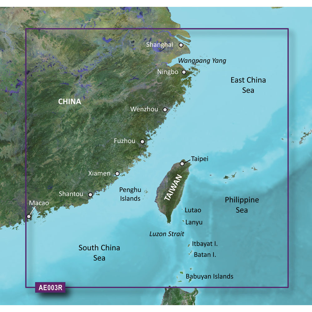 Garmin BlueChart g2 HD - HXAE003R - Taiwan - microSD/SD