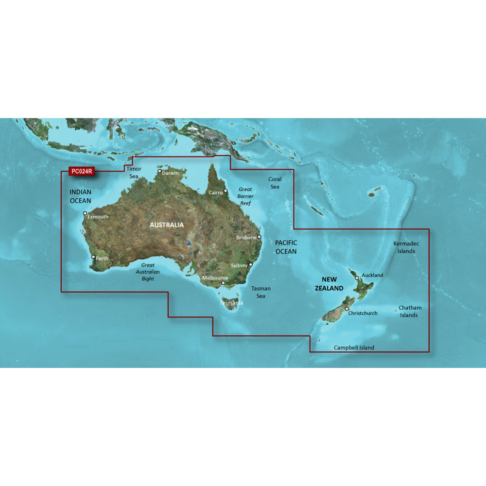 Garmin BlueChart g2 HD - HXPC024R - Australia & New Zealand - microSD/SD