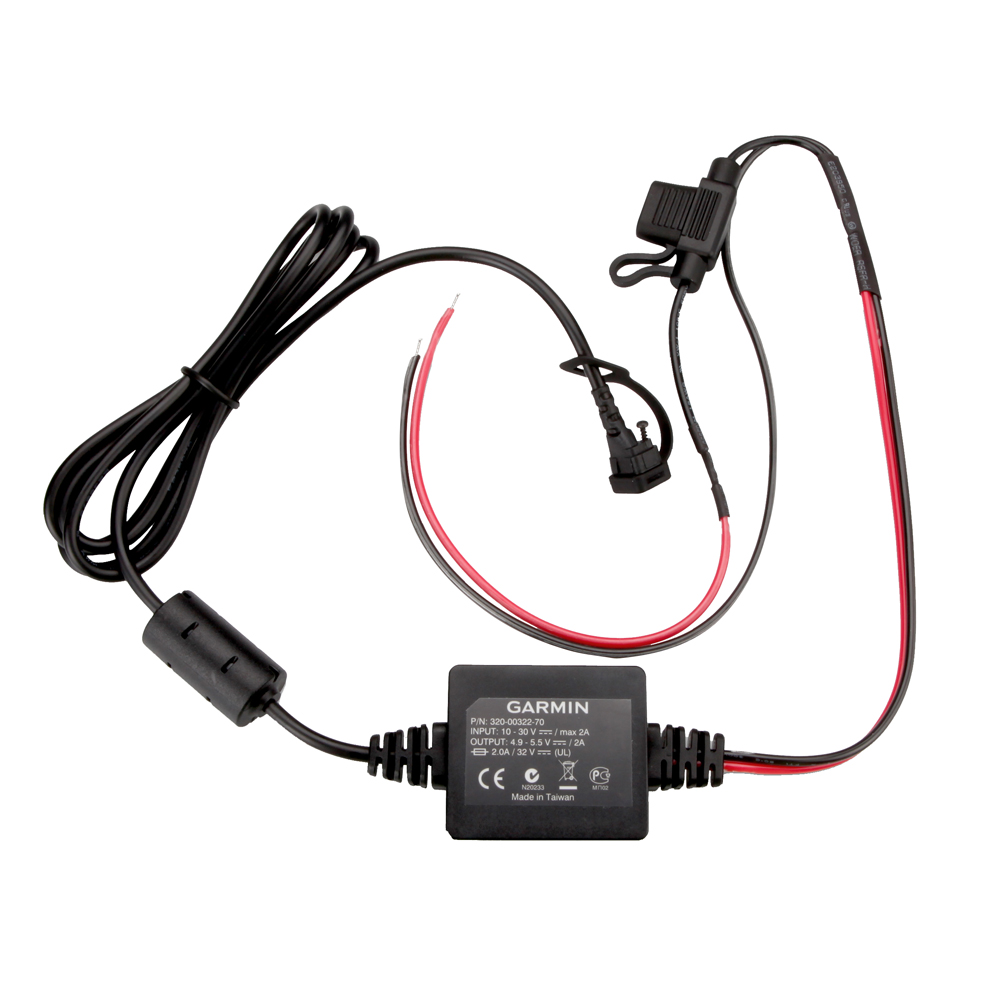 Garmin Motorcycle Power Cord f/zūmo 350LM