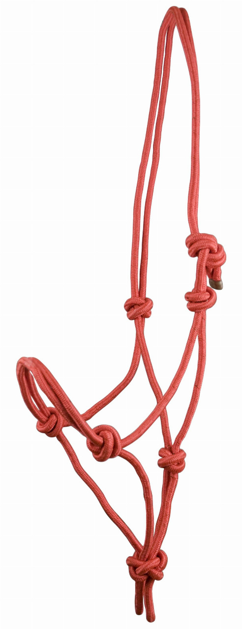 Gatsby Classic Cowboy Rope Halter Horse Red