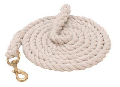 Gatsby Cotton 10' Lead With Bolt Snap 10' White