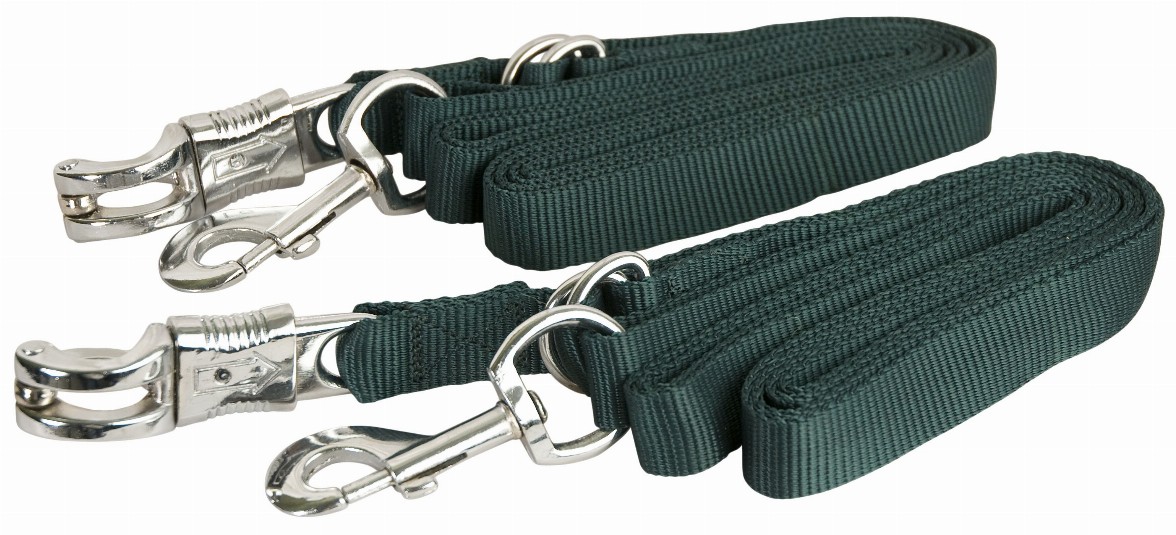 Gatsby Nylon Cross Ties With Panic Snap 60"-110" Hunter