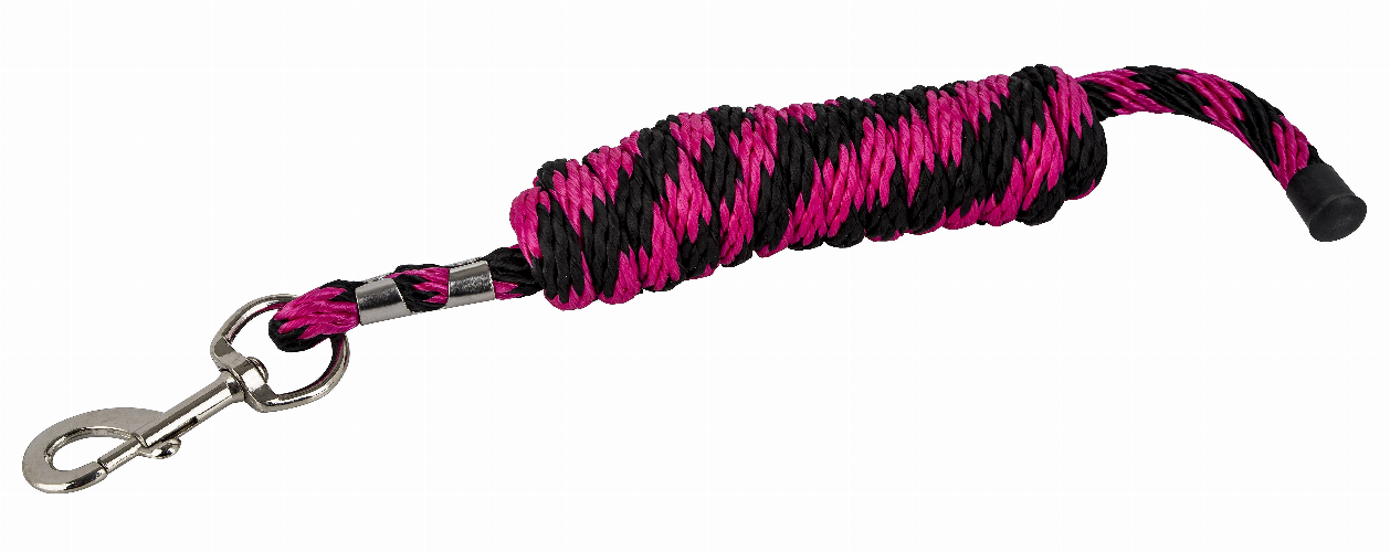 Gatsby Polypropylene 8' Lead with Snap 8' Pink/Black