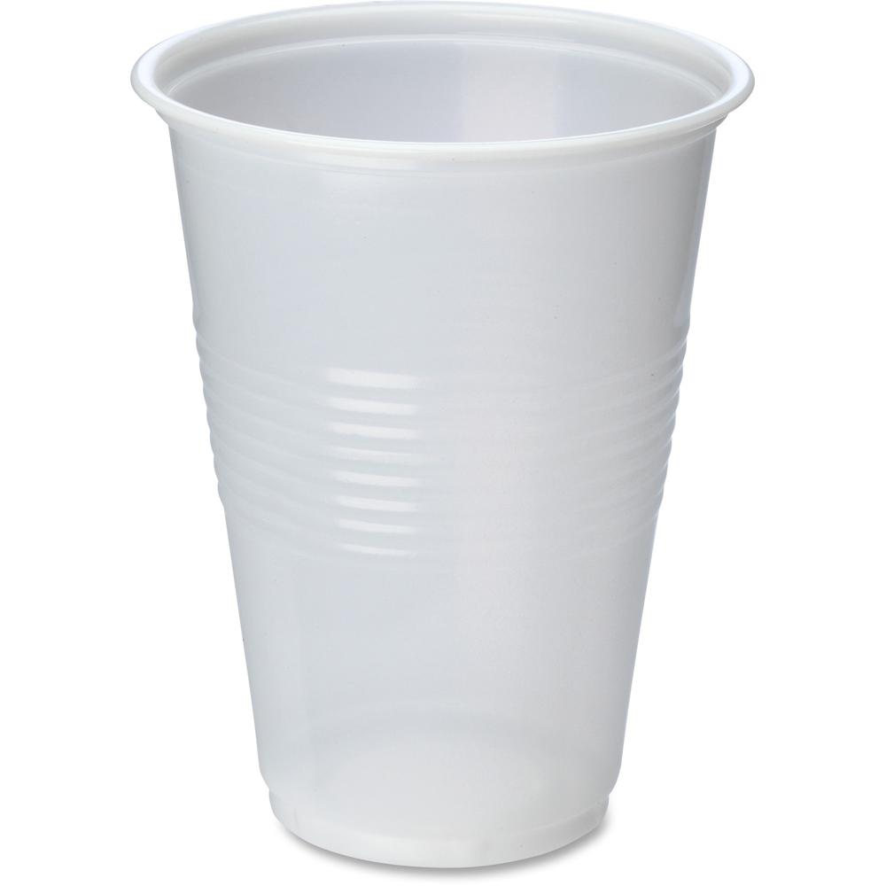 Genuine Joe Translucent Beverage Cup - 50 / Bag - 16 fl oz - 20 / Carton - Translucent, Clear - Beverage