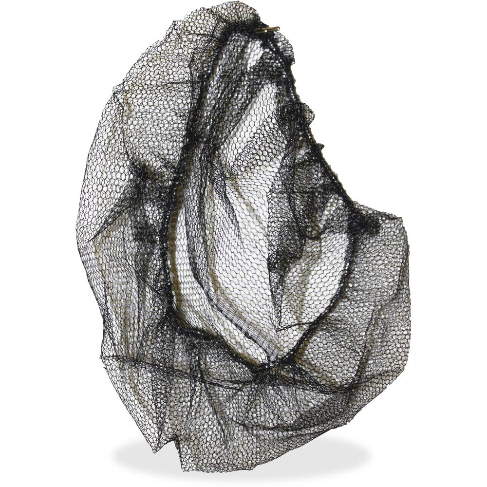 Genuine Joe Black Nylon Hair Net - Recommended for: Food Handling, Food Processing - Comfortable, Lightweight, Durable, Tear Res