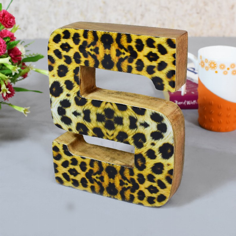 Handmade Eco-Friendly Wall Decor Alphabet Letter Block - Enemal1S