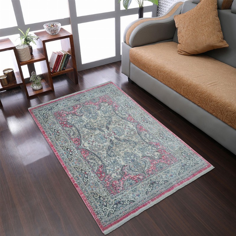 Rugsotic Carpets Machine Woven Crossweave Polyester Multicolor Area Rug Oriental - 2'x3'10'' Multicolor11