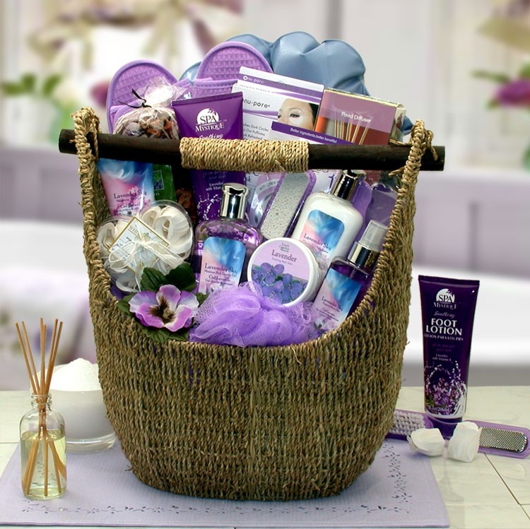 Gifts For Her - 16x16x12 inLavender Sky Ultimate Bath & Body Tote