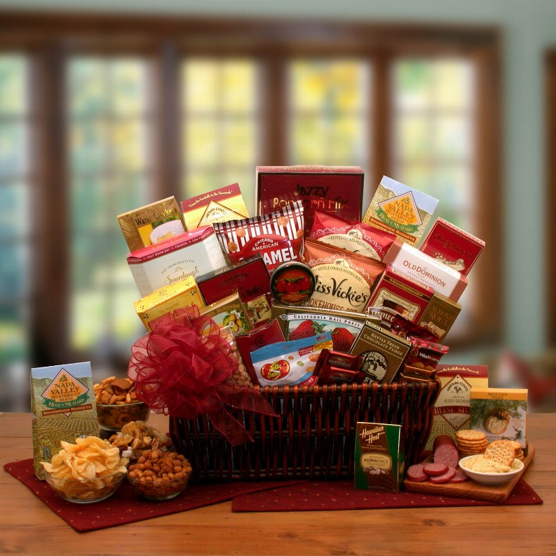 Gourmet Gift Baskets - 18x13x12 inGourmet Ambassador Gourmet Gift Basket