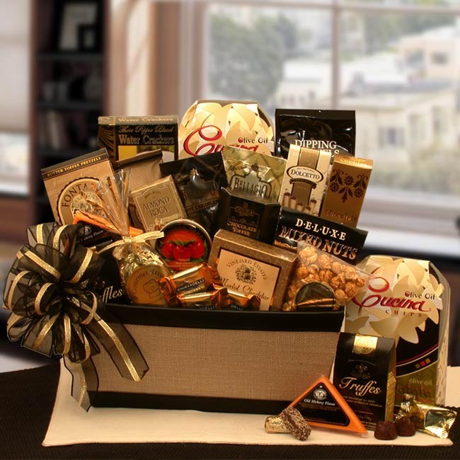 Gourmet Gift Baskets - 15x15x12 inThe Metropolitan Executive