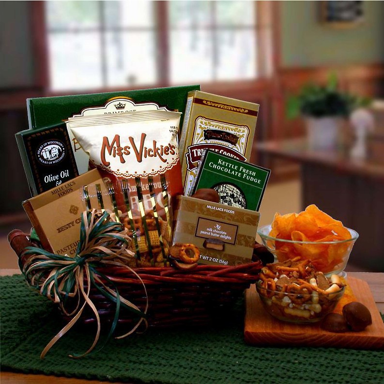 Gourmet Gift Baskets - 12X10X8 inGourmet Snacks Gift Basket