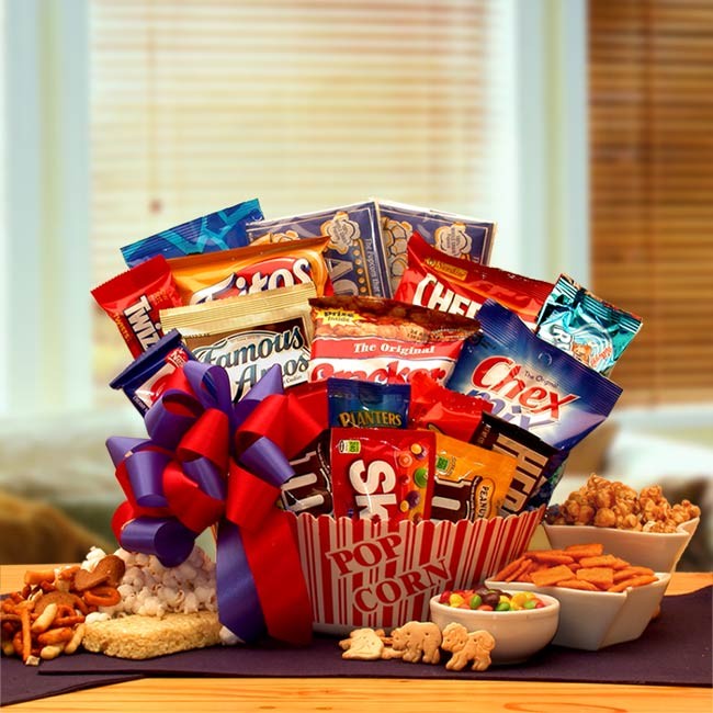 Snack Gift Baskets - 16x12x8 inSnack time Favorites Gift Basket