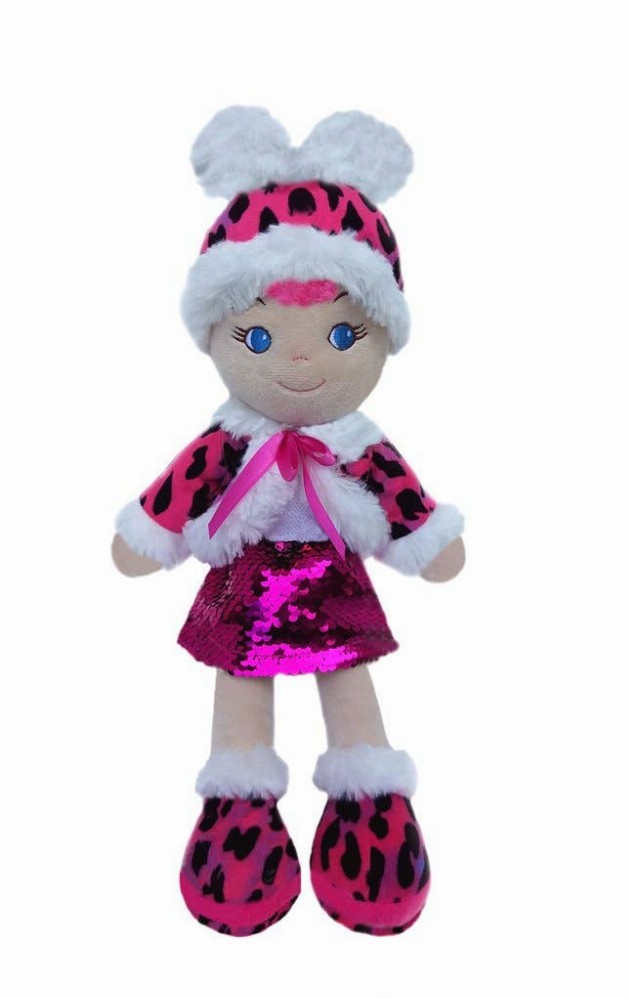 Leila Pink Leopard Baby Doll