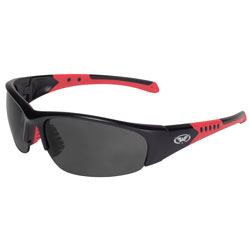 Exhaust  Smoke Lense  Black/Red Frame