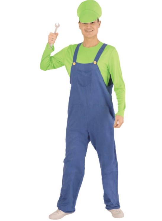 GREEN PLUMBER COSTUME