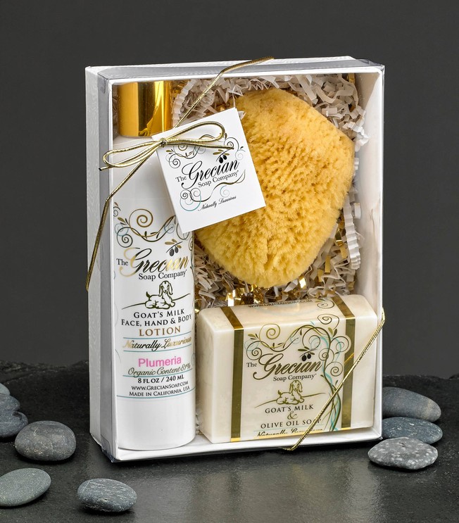 Lotion, Soap and Sponge Gift Set Tuberose