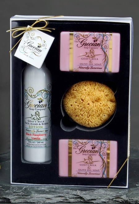 Lotion, Soaps and Sponge Gift Set Coco Mango