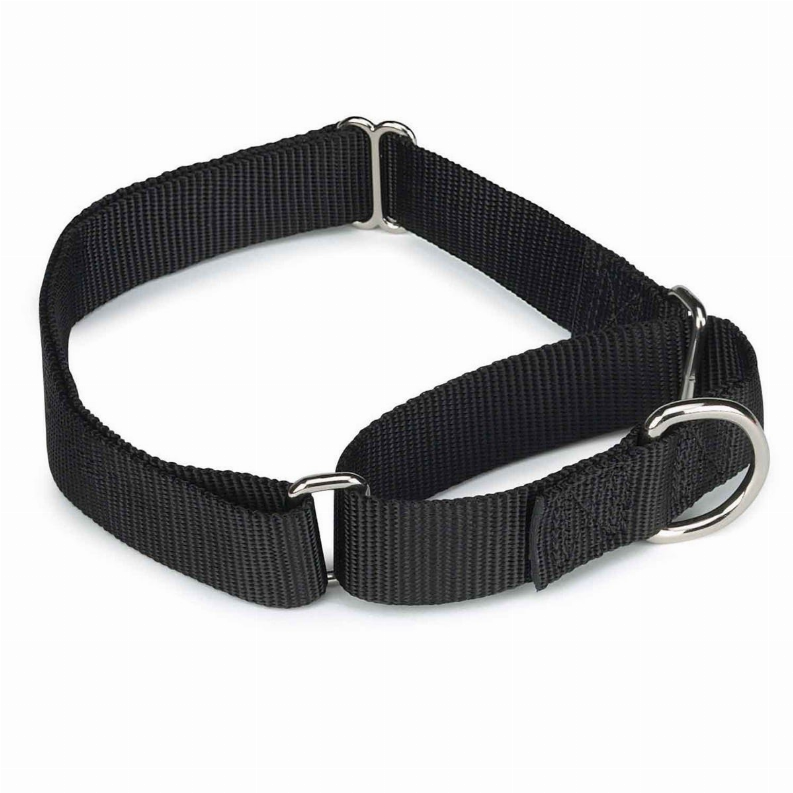 GG Nylon Martingale Collar 14-20in Black