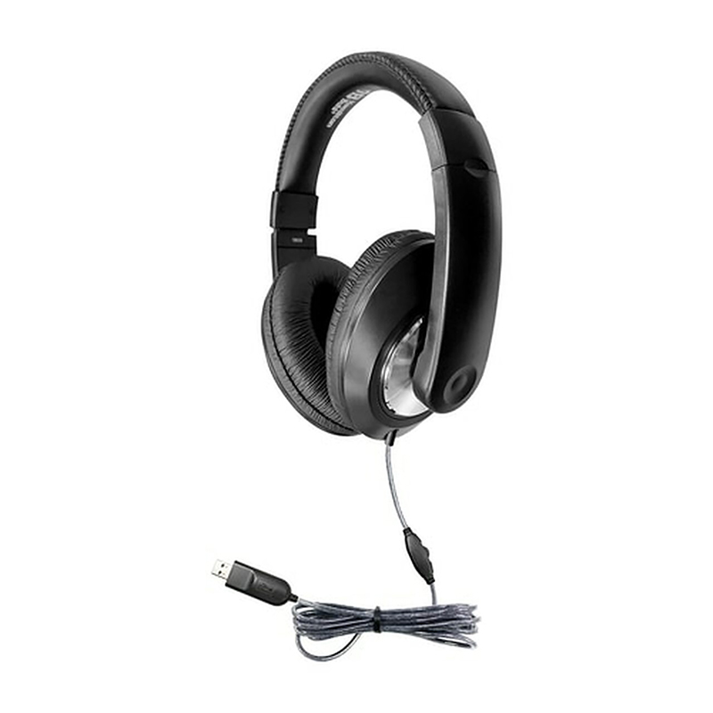 Smart-Trek Deluxe Stereo Headphone with In-Line Volume Control & USB Plug