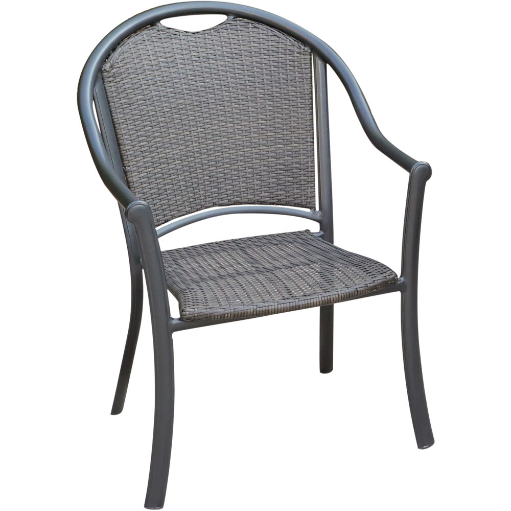 Commercial woven aluminum dining chair