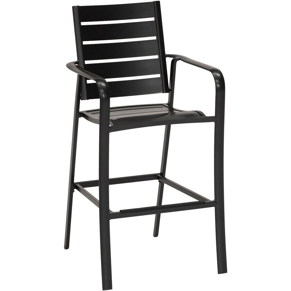Commercial Alum Slat Counter Height Dining Chair S/1