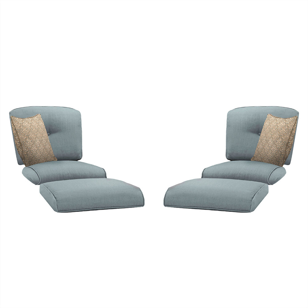 Strathmere Side Chair and Ottoman Cushions S/2