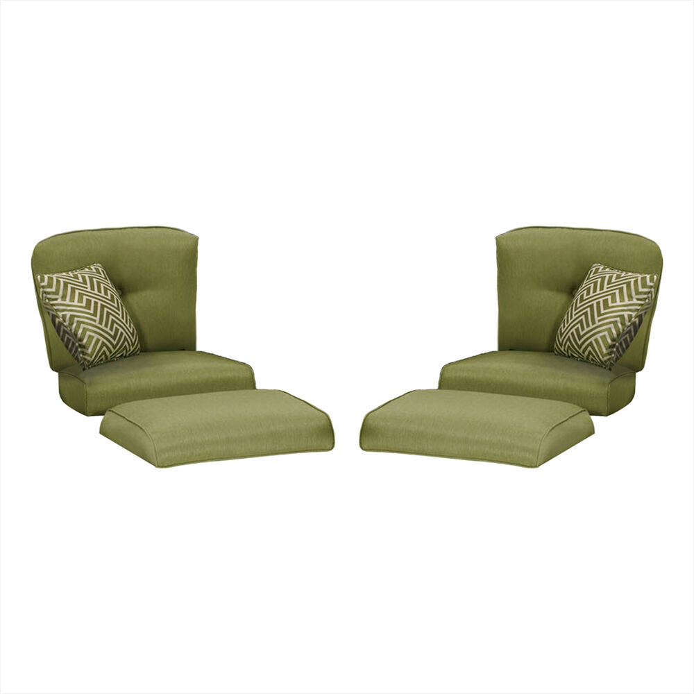 Strathmere Side Chair and Ottoman Cushions S/2