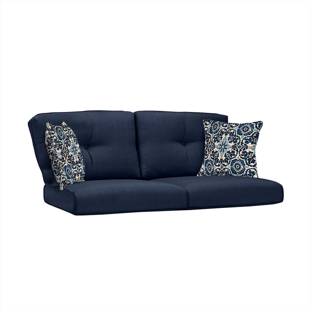 Strathmere Loveseat Cushions and Toss Pillows