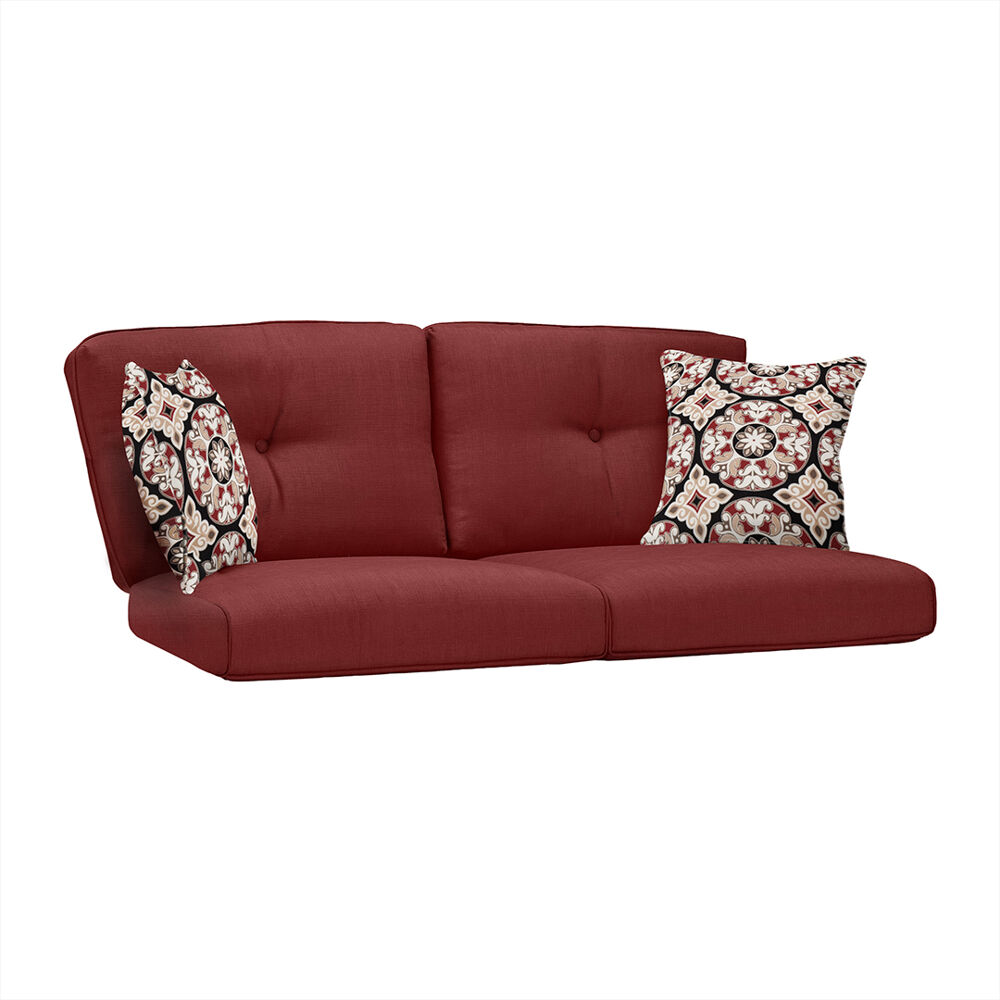 Strathmere Loveseat Cushions and Toss Pillows