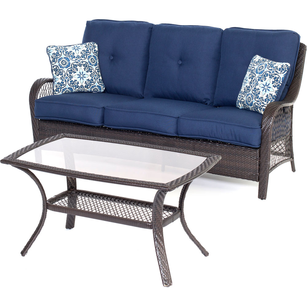 Orleans2pc Seating Set: Sofa and Coffee Table