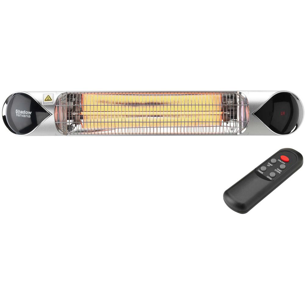 35.4" Carbon Lamp with Three Power Settings and Remote Control