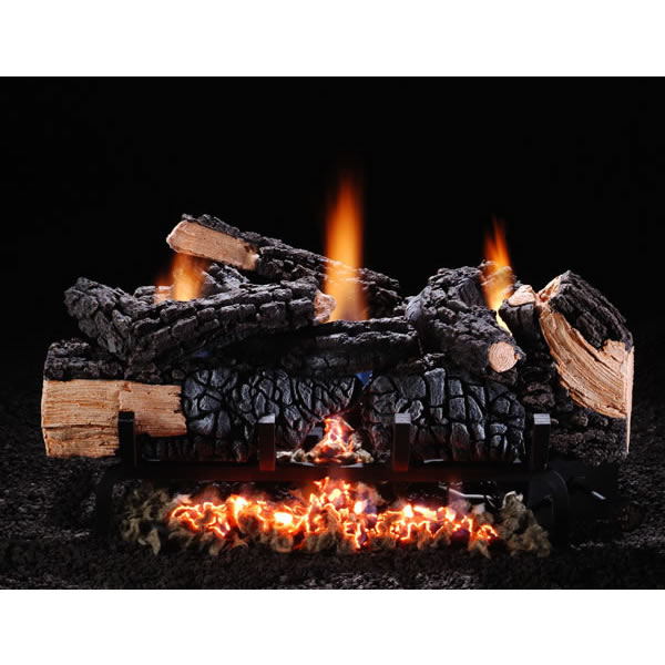 18" Cumberland Char Vent-Free Natural Gas Log Set with Manual Valve - ETCC18N1G