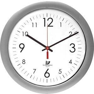 Silver Quartz Wall Clock