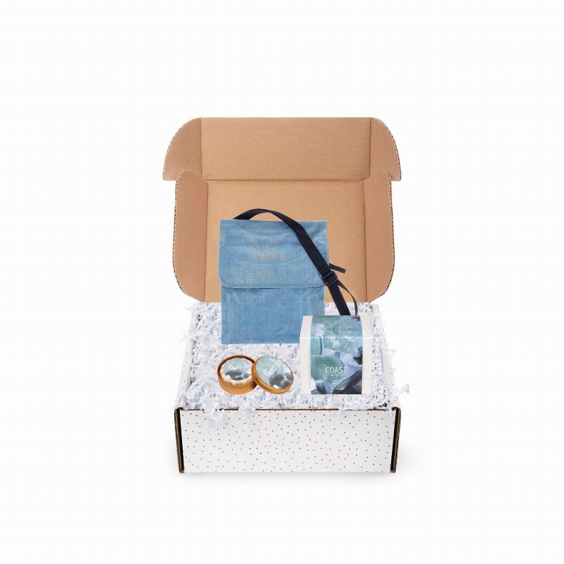 Spring Kit -Bag, Candle & Soap - LIGHT BLUE COAST