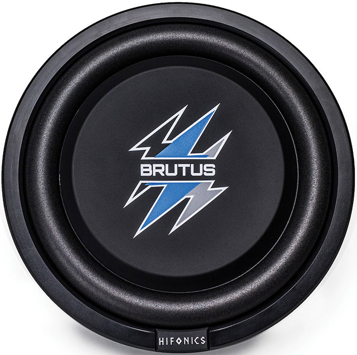 Hifonics 8" Brutus Series Shallow Subwoofer  400W Max 4 Ohm DVC