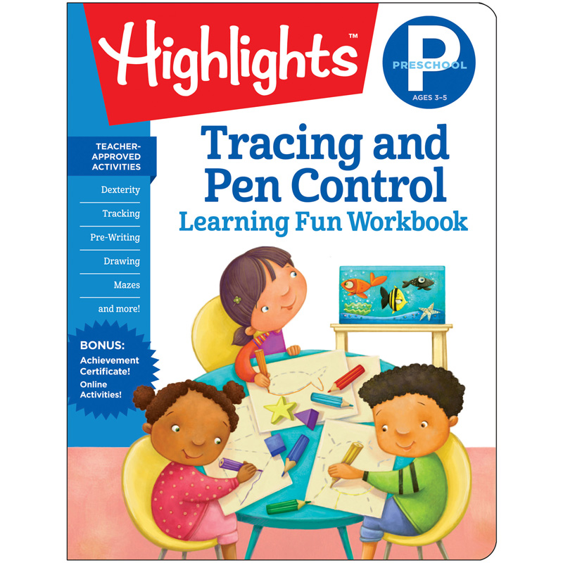 Learning Fun Workbooks, Preschool Tracing and Pen Control