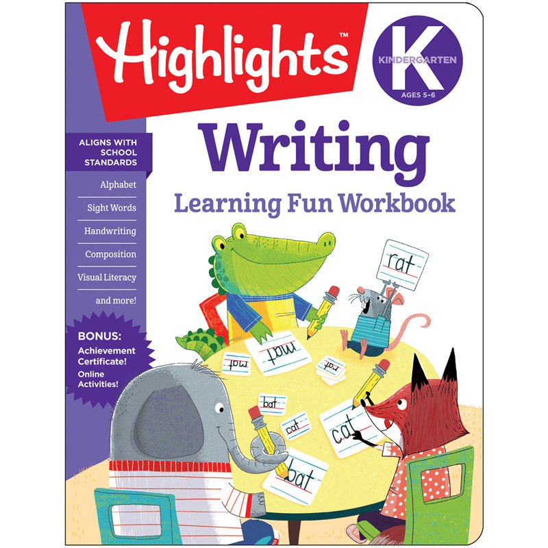 Learning Fun Workbooks, Kindergarten Writing