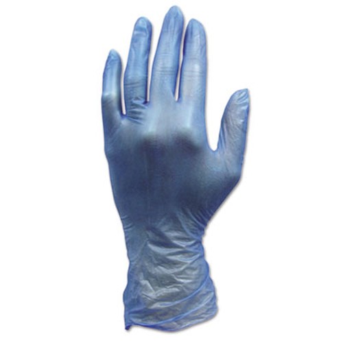 ProWorks Disposable Vinyl Gloves, Small, Blue, 1000/Case